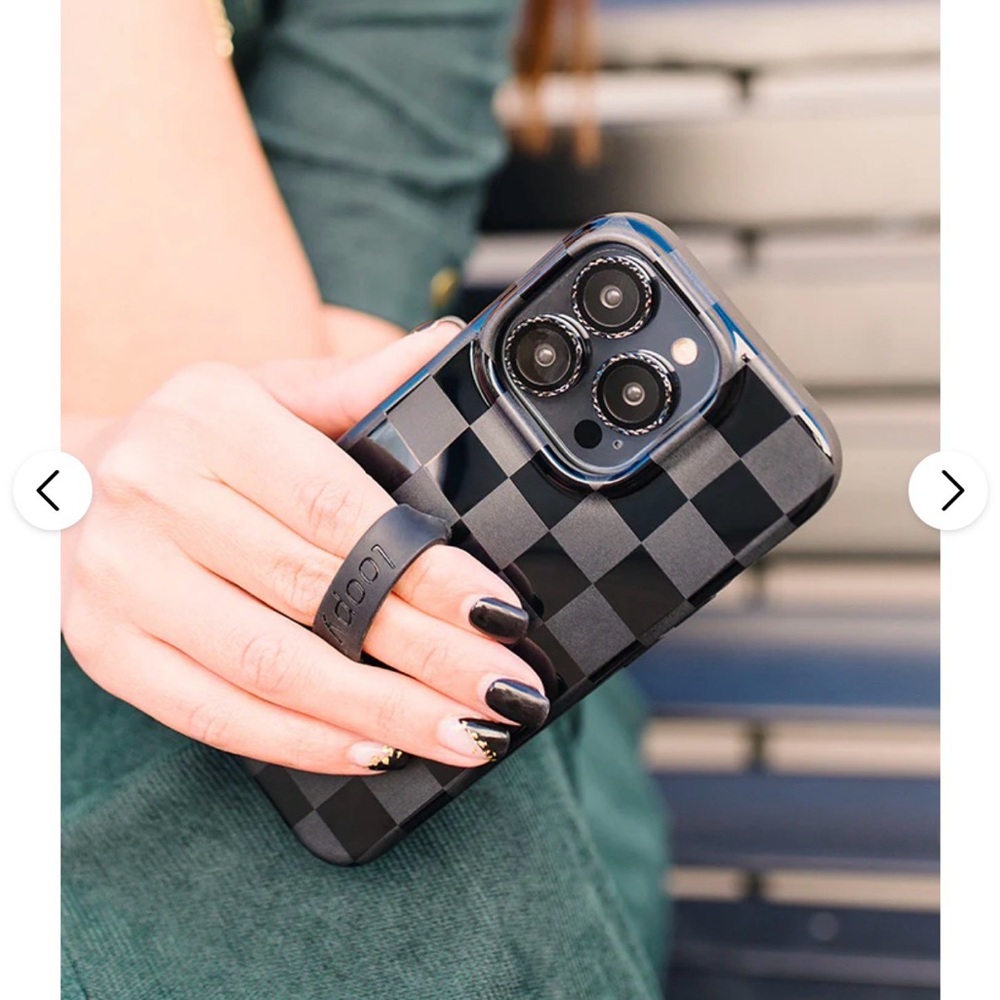 Loopy Phone Case Midnight Checkered - iPhone 14 Pro